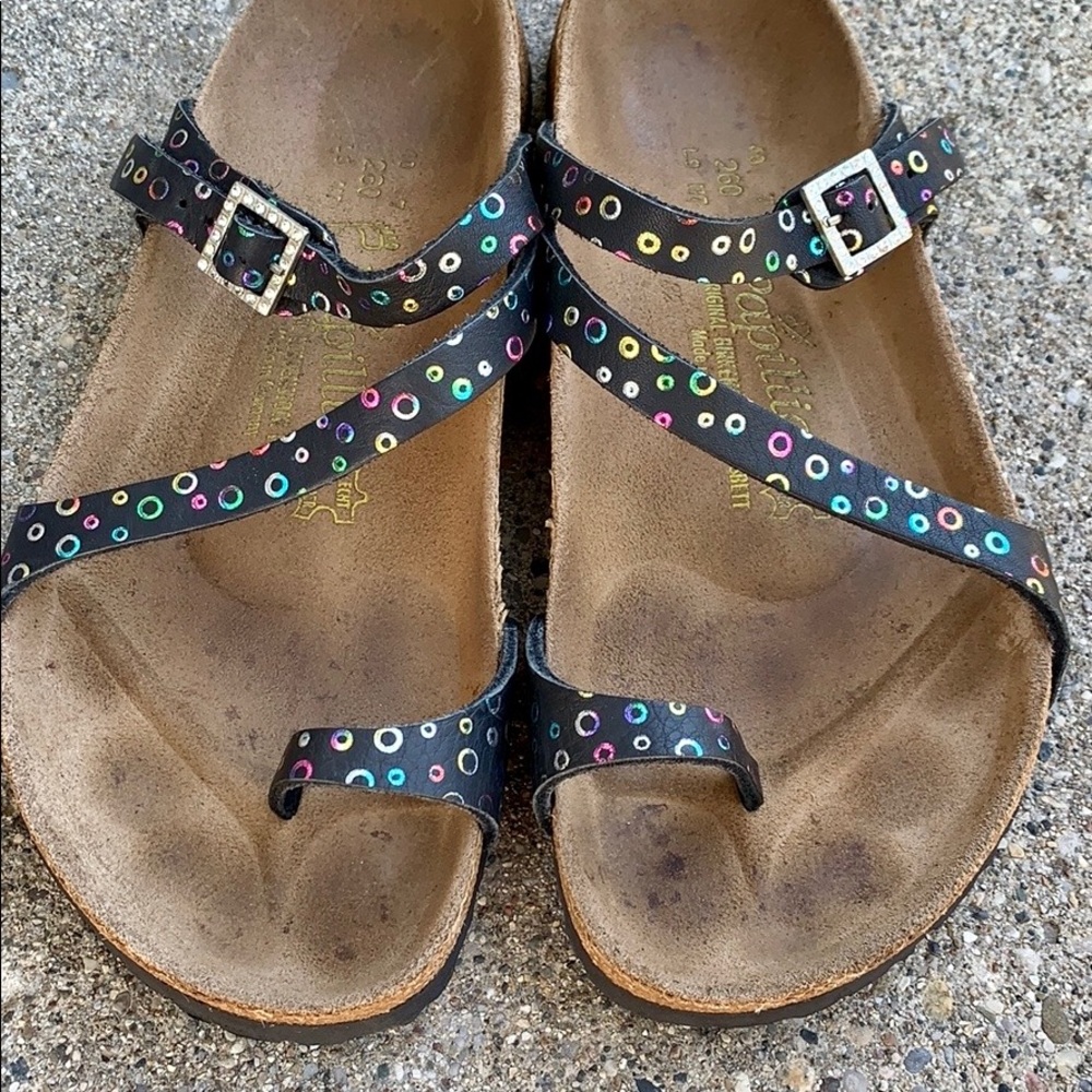 Birkenstock Papillio Metallic Footbed Sandals